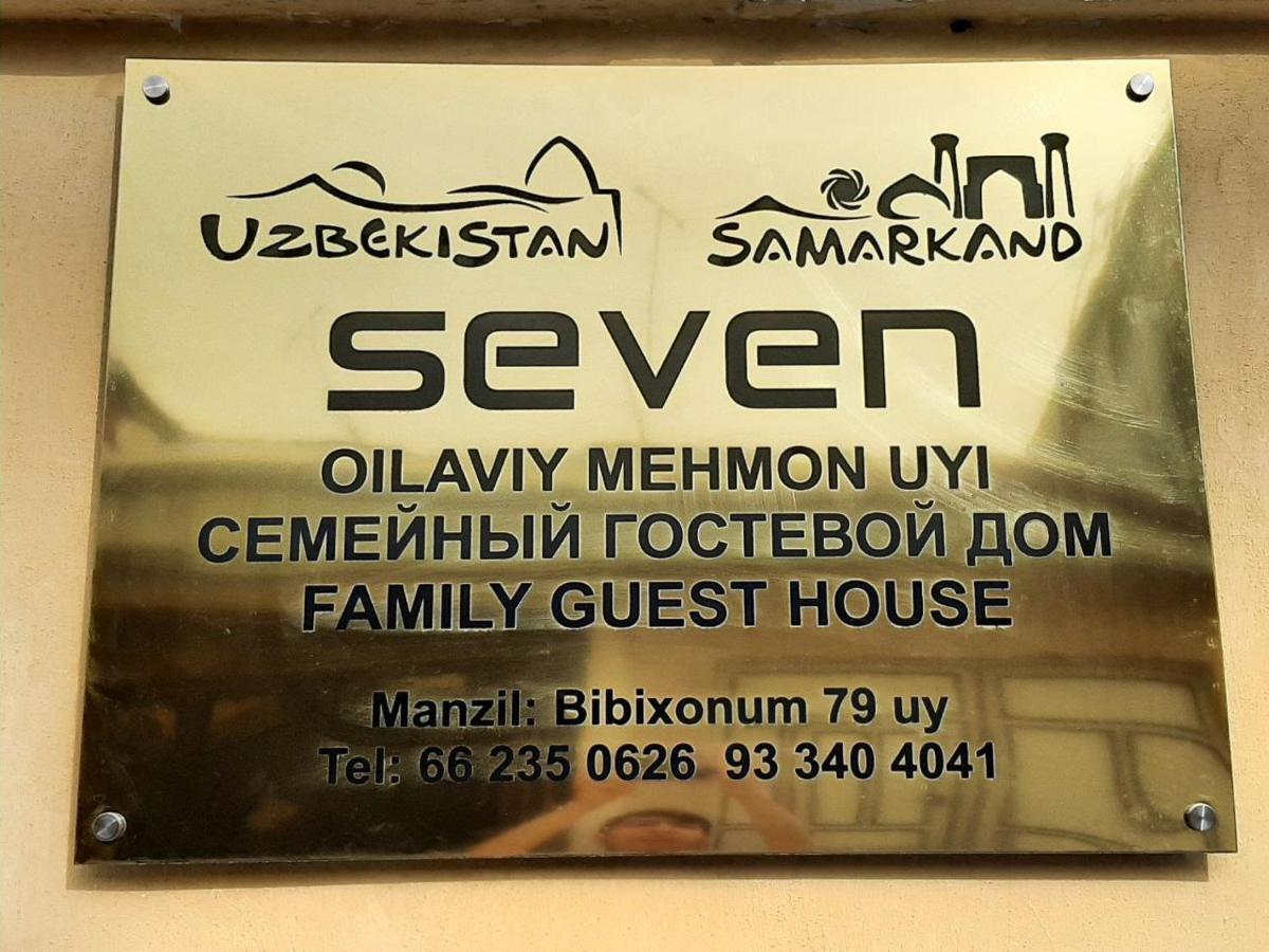 Family Guest House Seven Szamarkand Kültér fotó